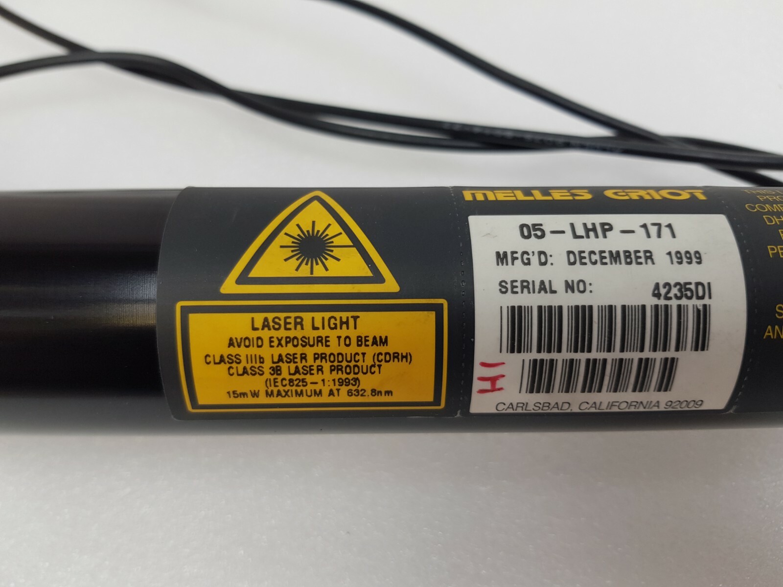 MELLES GRIOT LASER HEAD 05-LHP-171