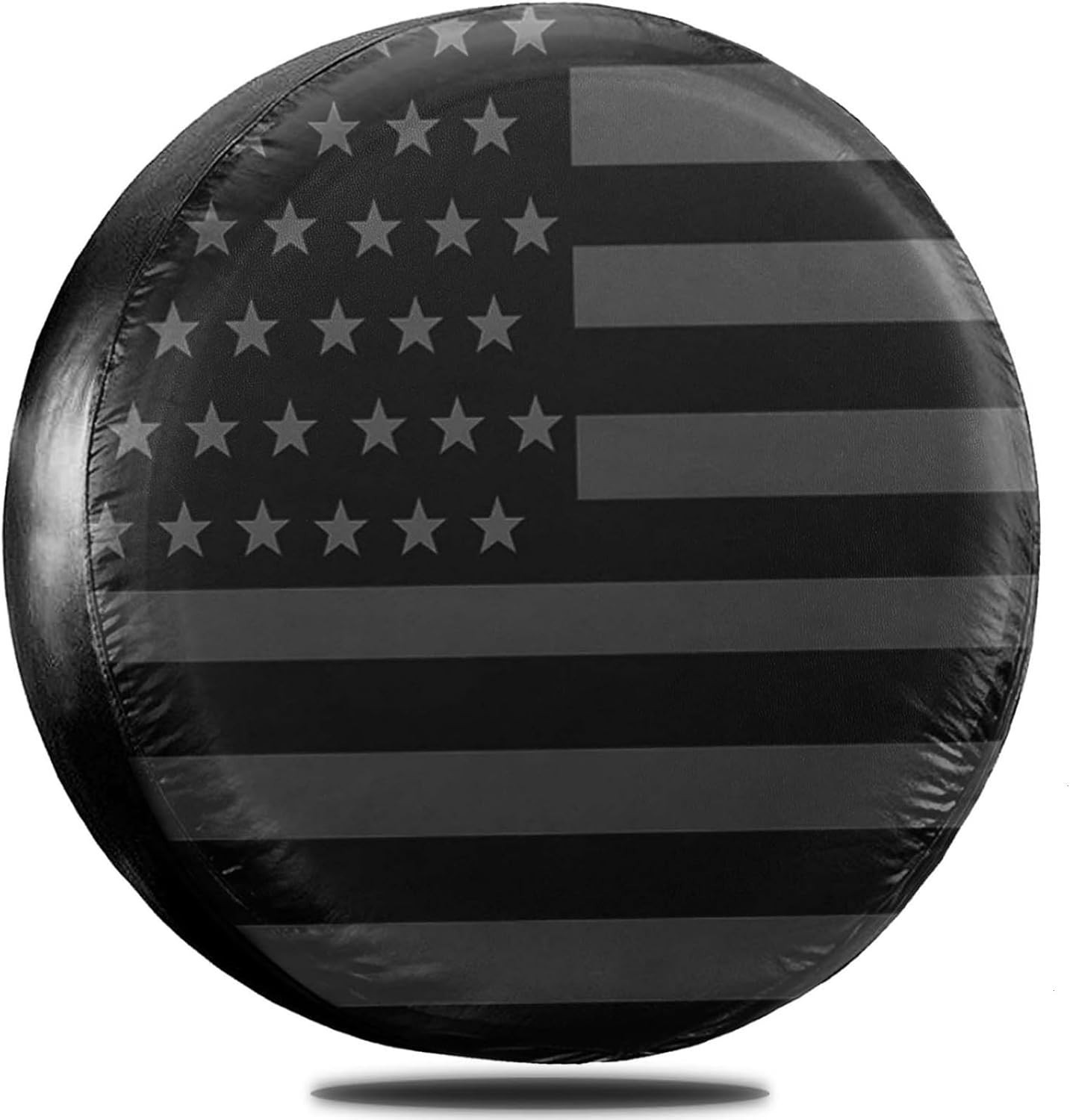 16 Inch Thickening Spare Tire Cover with American USA Flag Waterproof 16 inch