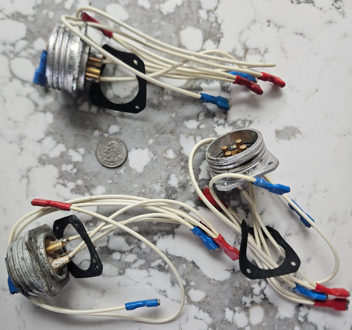 3 Socapex Pin Connectors SL EM 34H 82 51 NEW