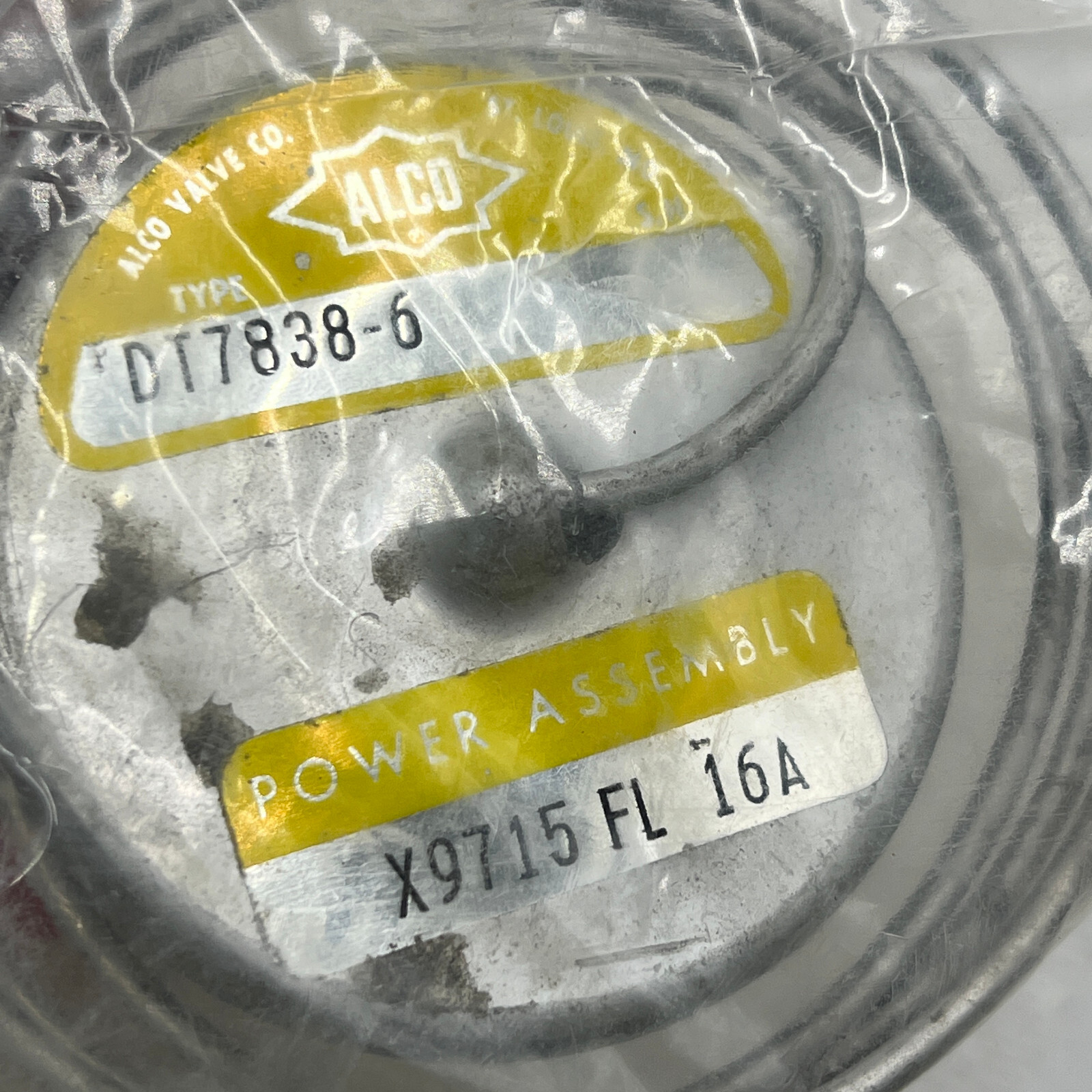 NOS Alco Expansion Valve DT7838-6 X9715 FL 16A ASSY