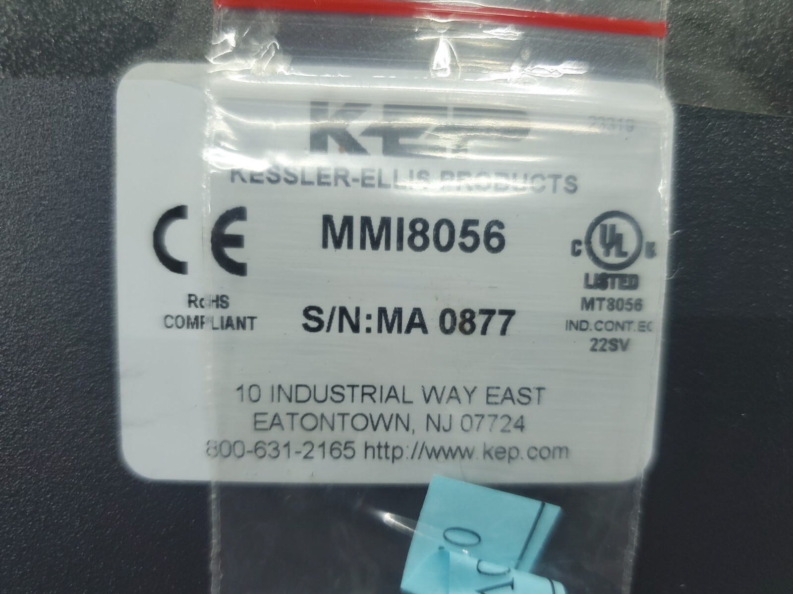 KEP KESSLER ELLIS MMI8056 OPERATOR INTERFACE DISPLAY PANEL