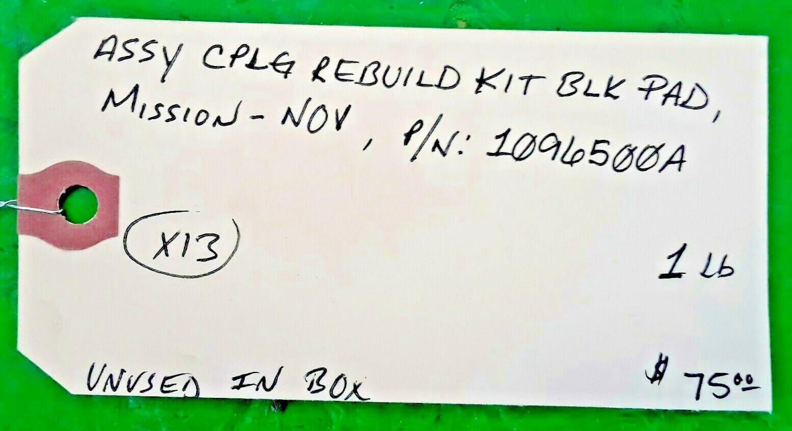 🟠MISSION-NOV ASSY CPLG REBUILD KIT BLK PAD PESSCO IS OFFERING 1 R060821-2-14 🗽
