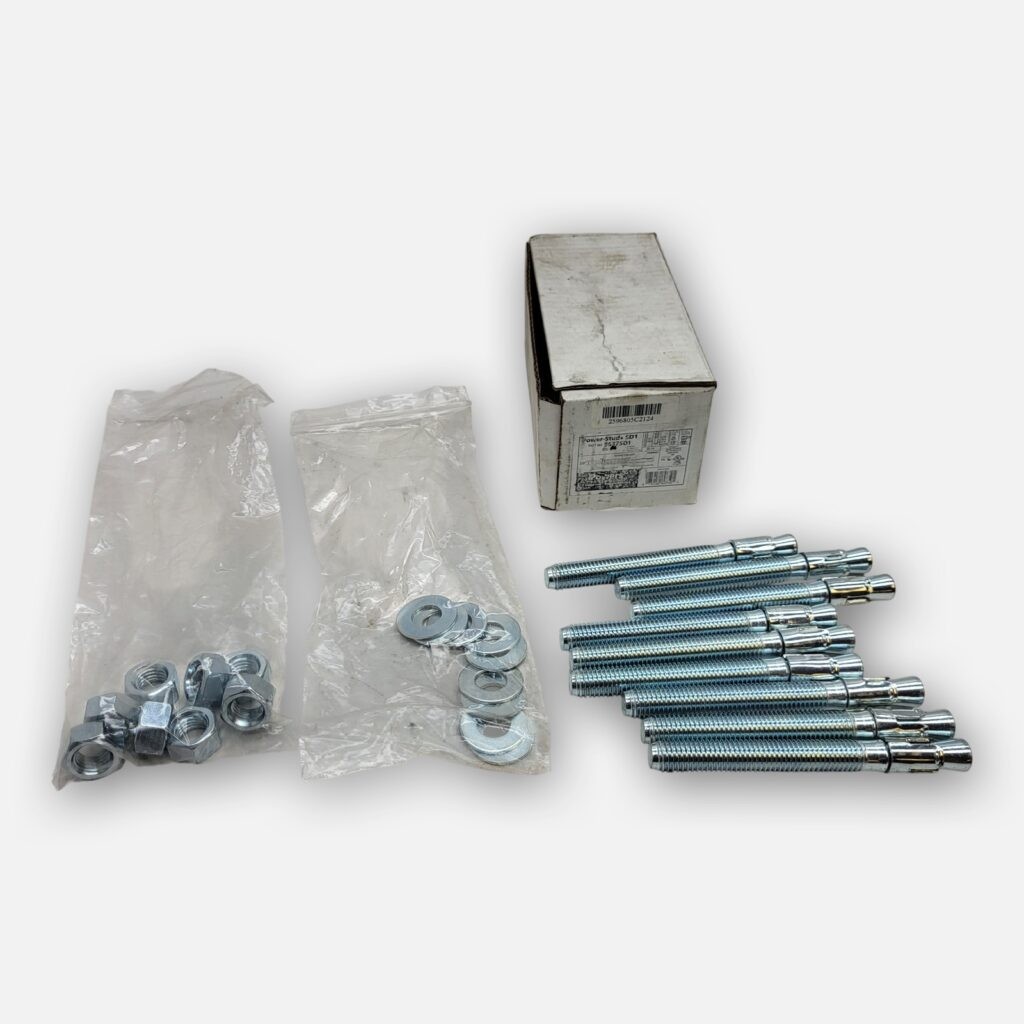 NEW BOX OF 9 POWERS FASTENERS 9637SD1 SEISMIC ANCHORS 5/8″ X 3-3/4″ *READ*