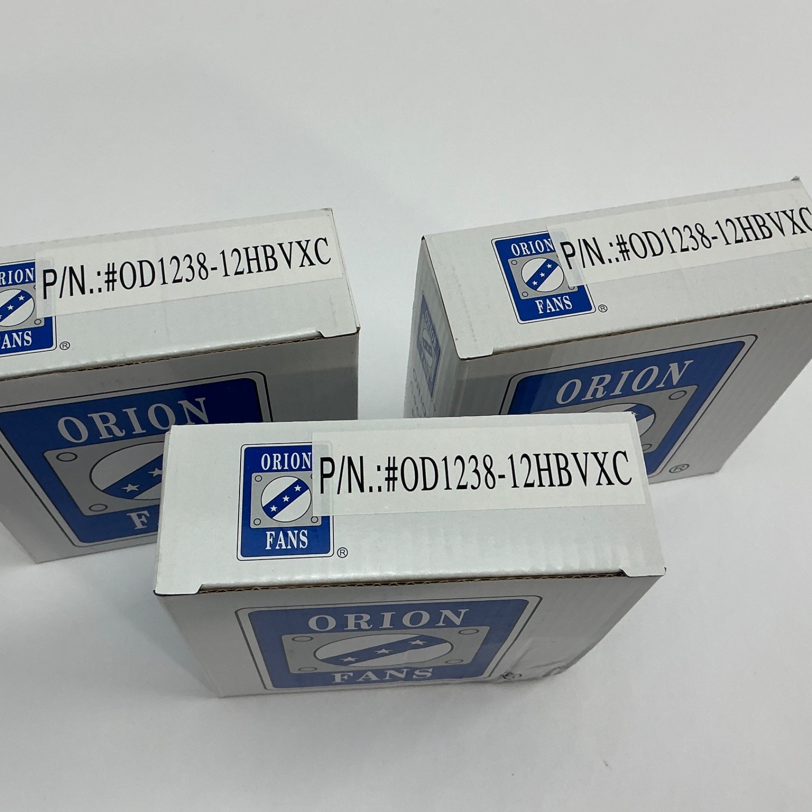 3 qty Orion Fans OD1238-12HBVXC FAN DC 120X38 12V 226cfm