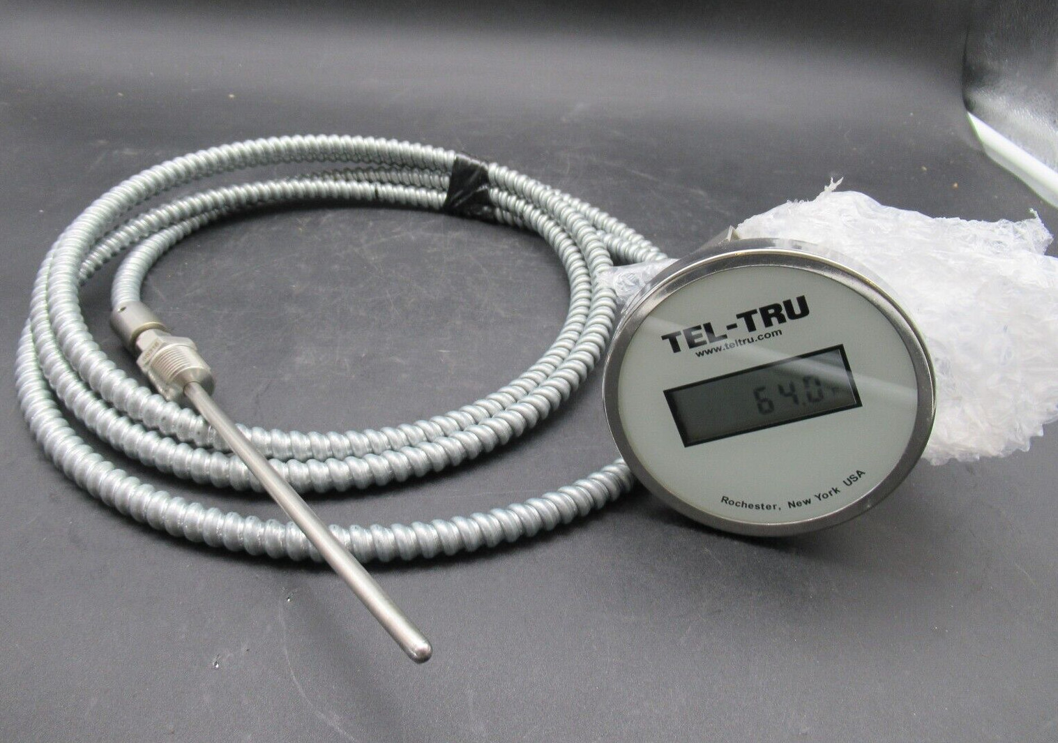 TEL-TRU Digi-Tru Remote Digital Thermometer RD4 4″ 304SS