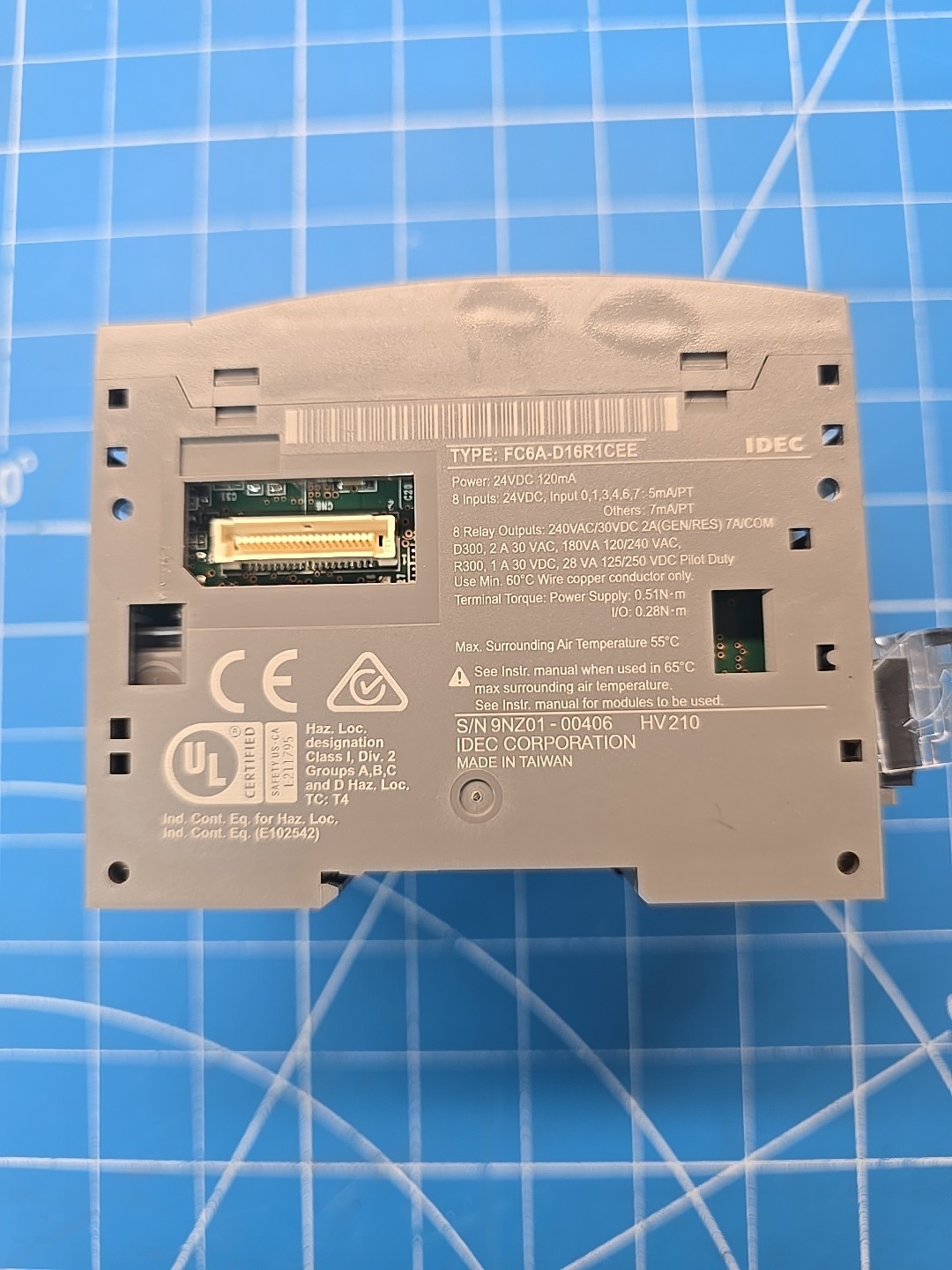 IDEC MICROSMART FC6A-D16R1CEE PLC 16IO 24VDC Relay