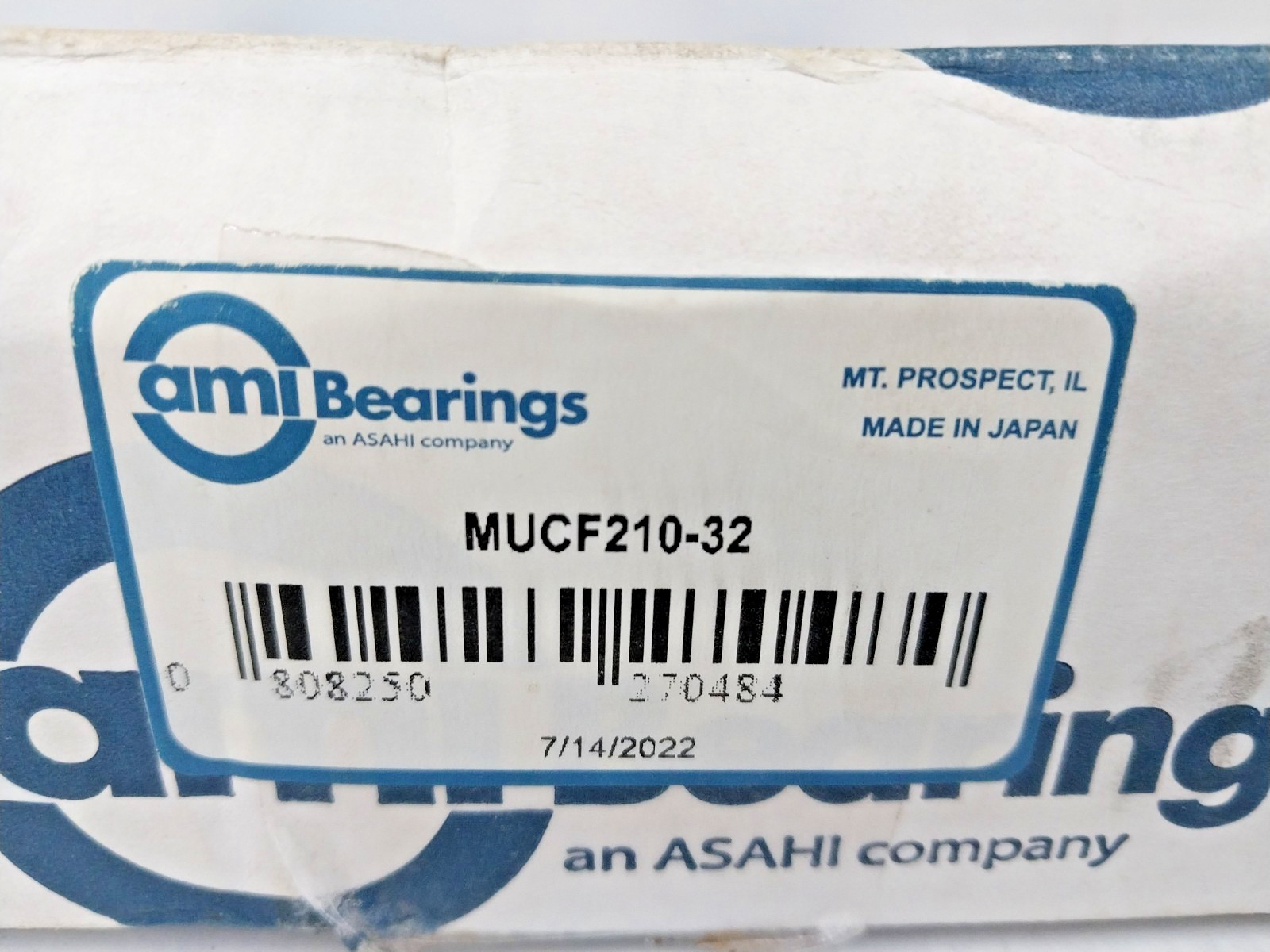 New ami Bearings Stainless Steel Flange Mount Bearing 2″ Bore MUCF210-32