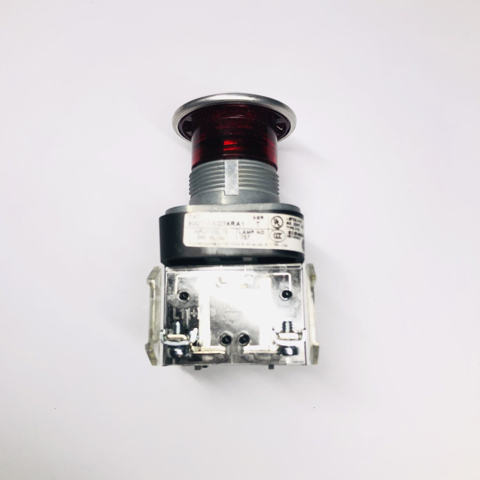 ALLEN BRADLEY PUSH PULL 2 POSITION ILL RED 800T-FXQ24RA1