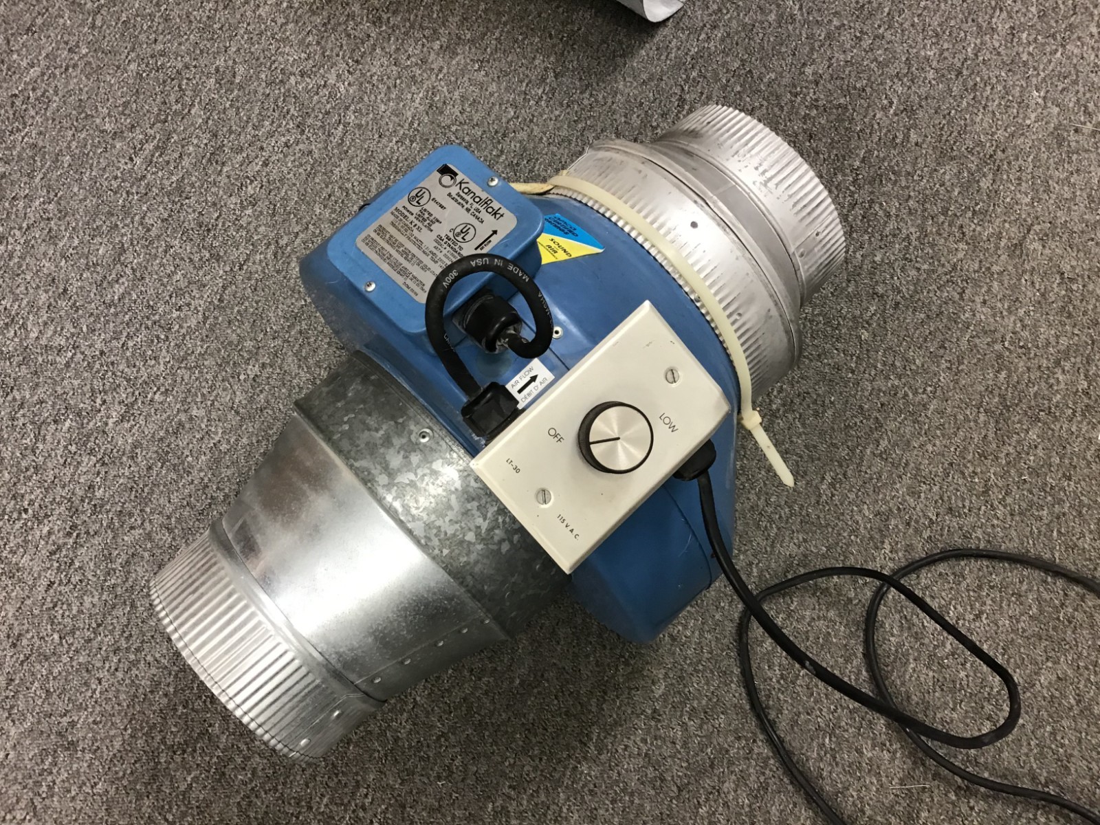 Kanalflakt K8 XL Exhaust Fan (USED)