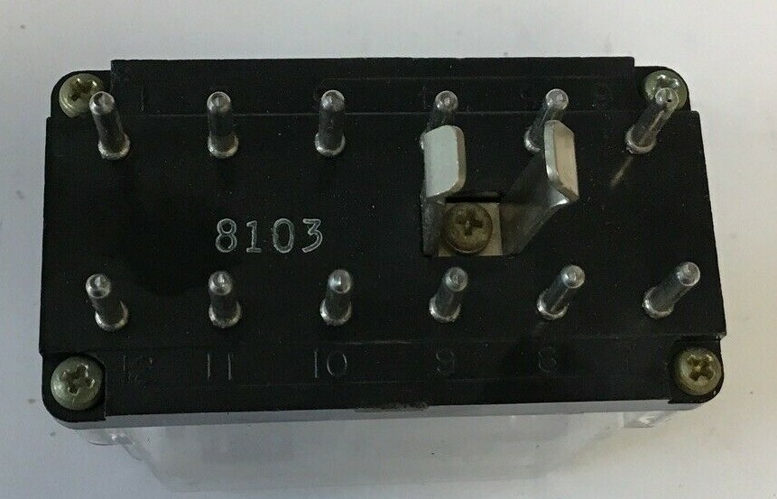 STRUTHERS-DUNN TYPE 219ABAP RELAY 115-125VDC 120VAC 10A