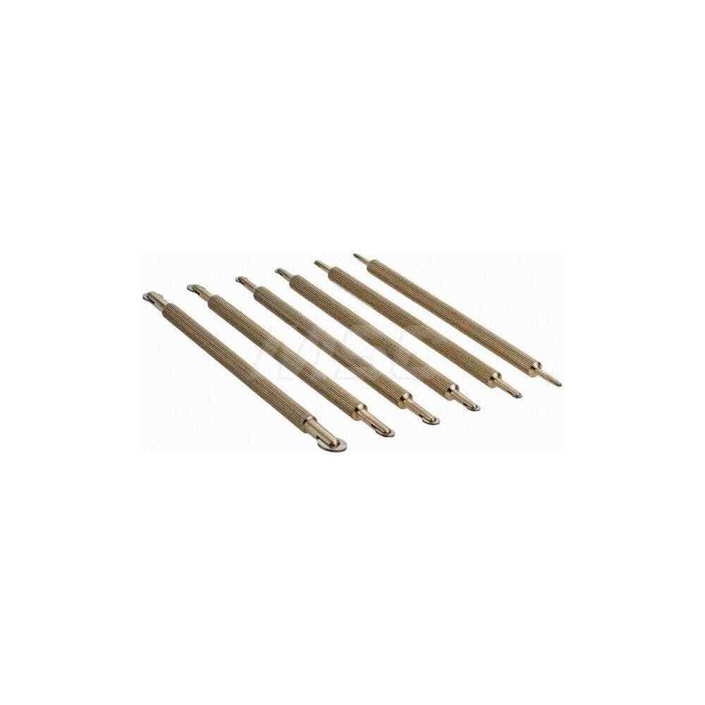 Hand Deburring Tool Set: 6 Pc, High Speed Steel For Hole Edges, Straight Edges