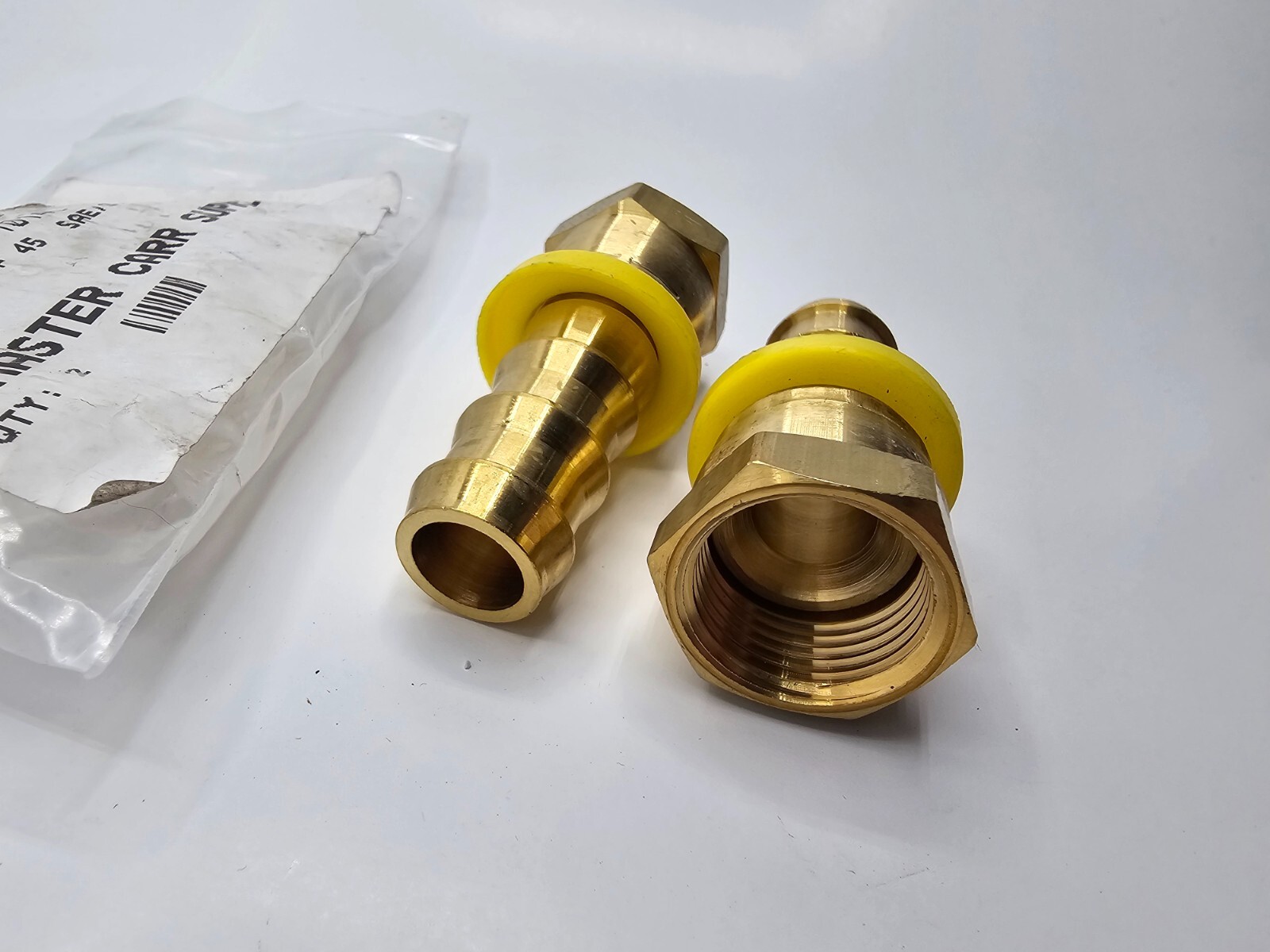 (QTY 2) McMaster Carr Supply MC2871014C Fitting Dixon 7/8″-14 F 45 SAE/37