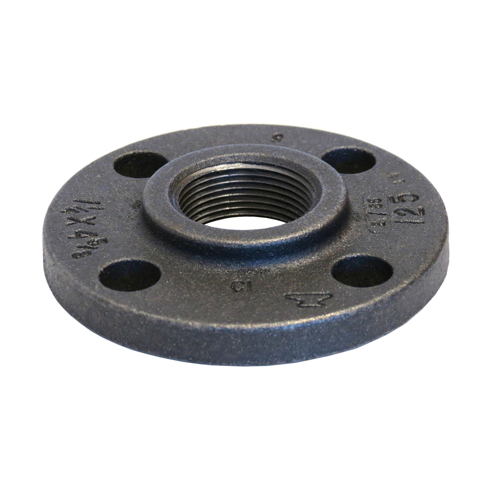 Anvil 2 In Cast Iron Threaded Flange 125 lb Galvanized Domestic