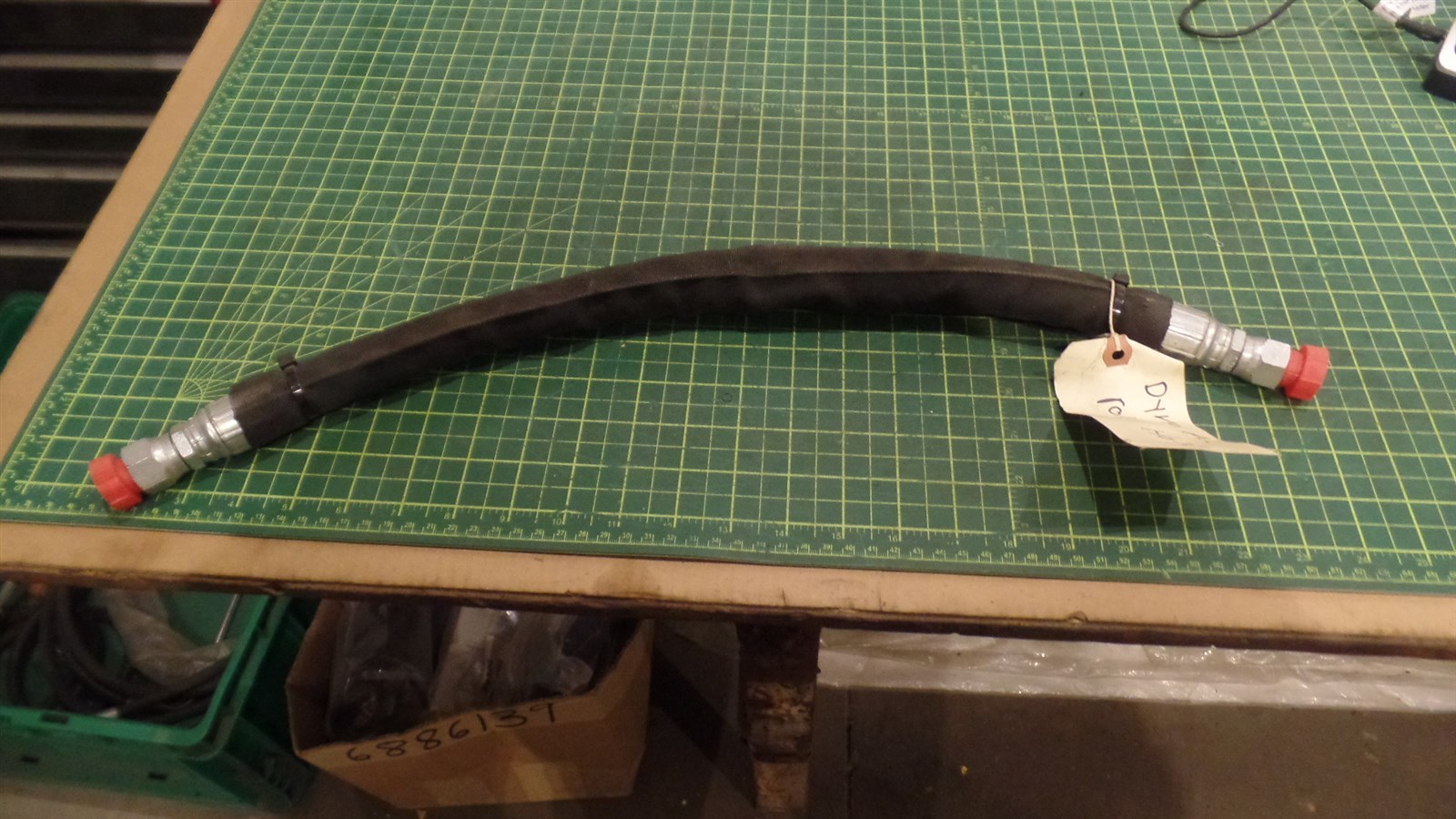 DYNA PAC INSULATED HYDRAULIC HIGH PRESSURE ROLLER HOSE ASSEMBLY 30480, N.O.S
