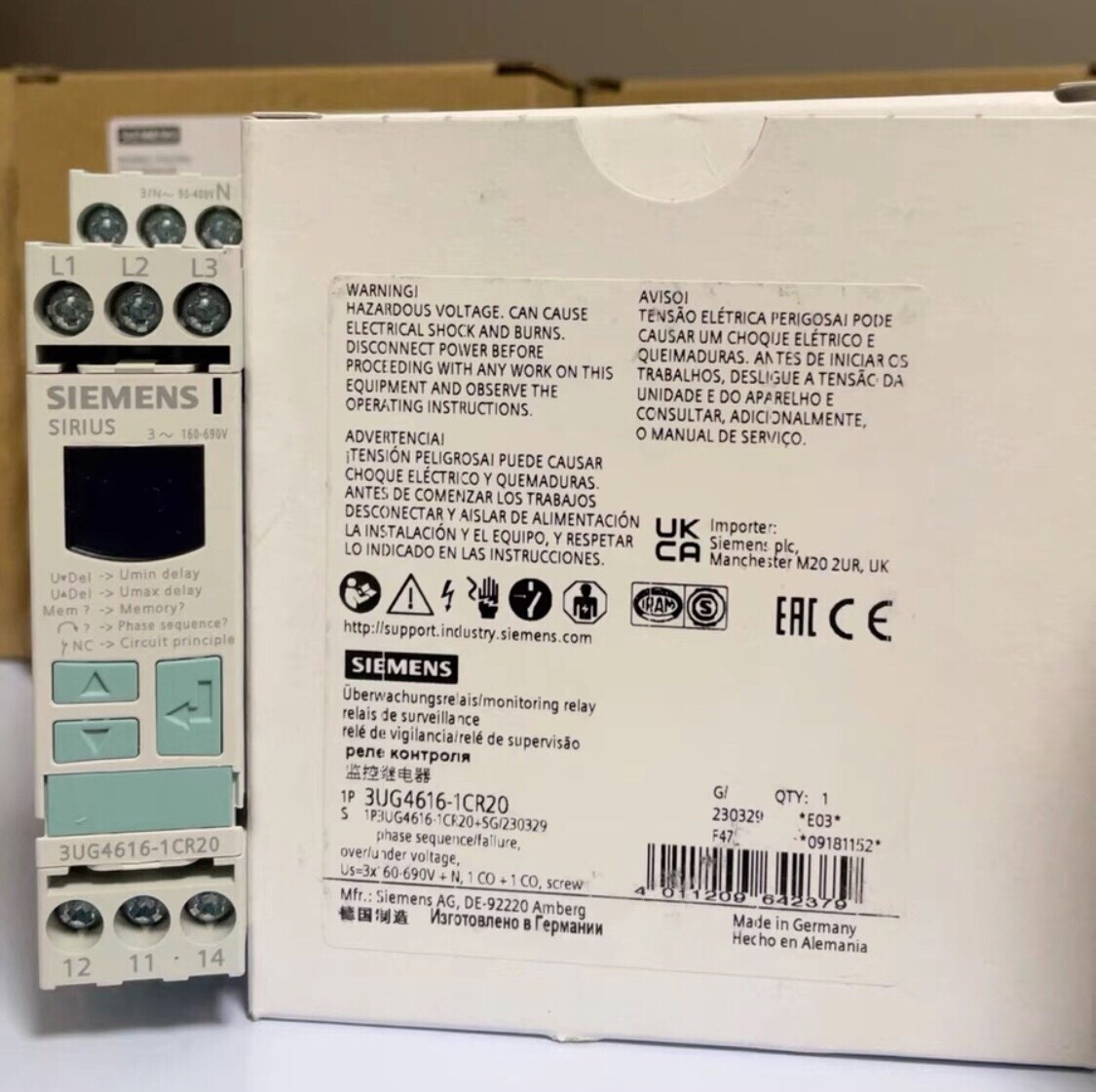 1P SIEMENS 3UG4614-1BR20 new Accept counteroffer