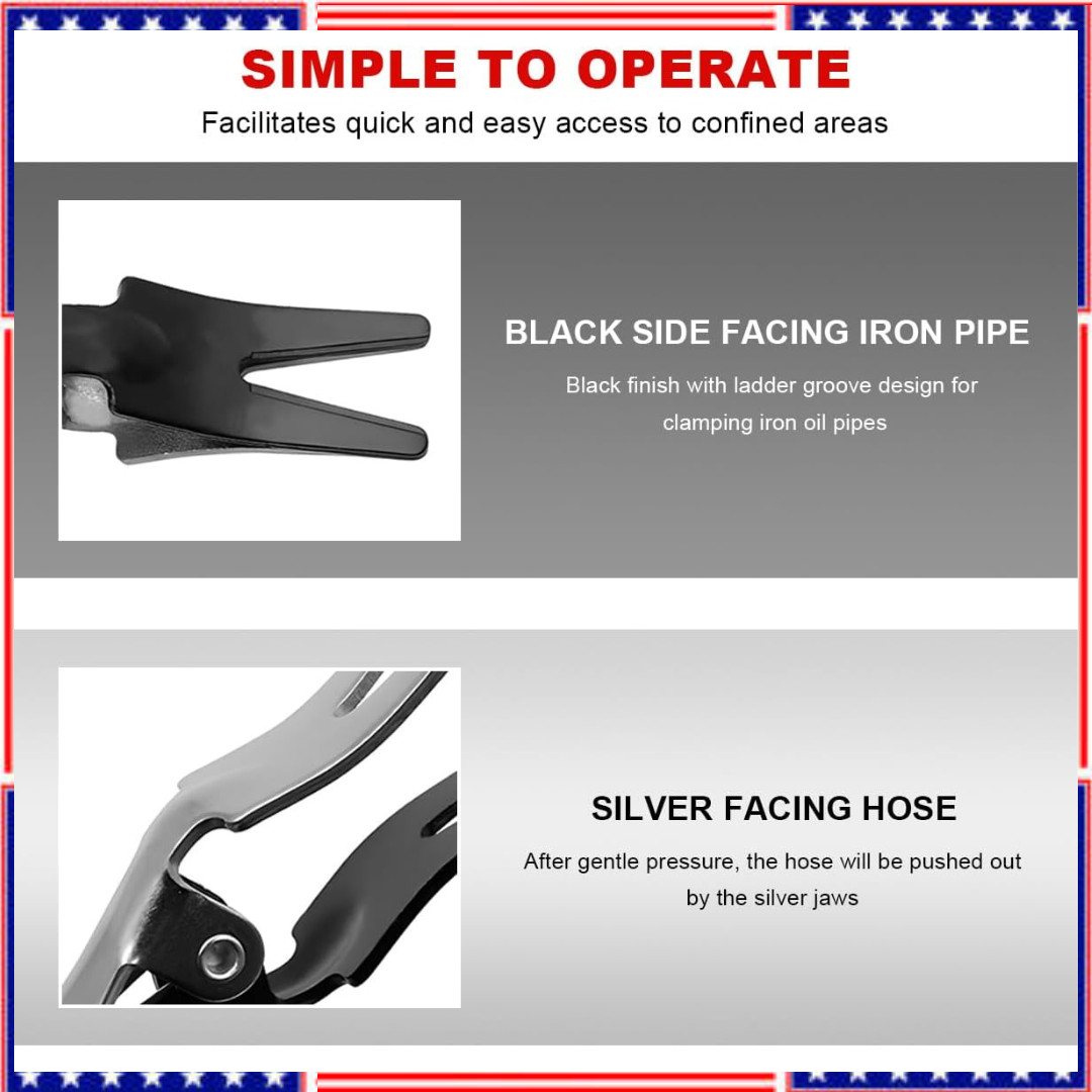 Automobile Hose Removal Pliers, Premium Hose Removal Tool for Fuel and Vacuum Li