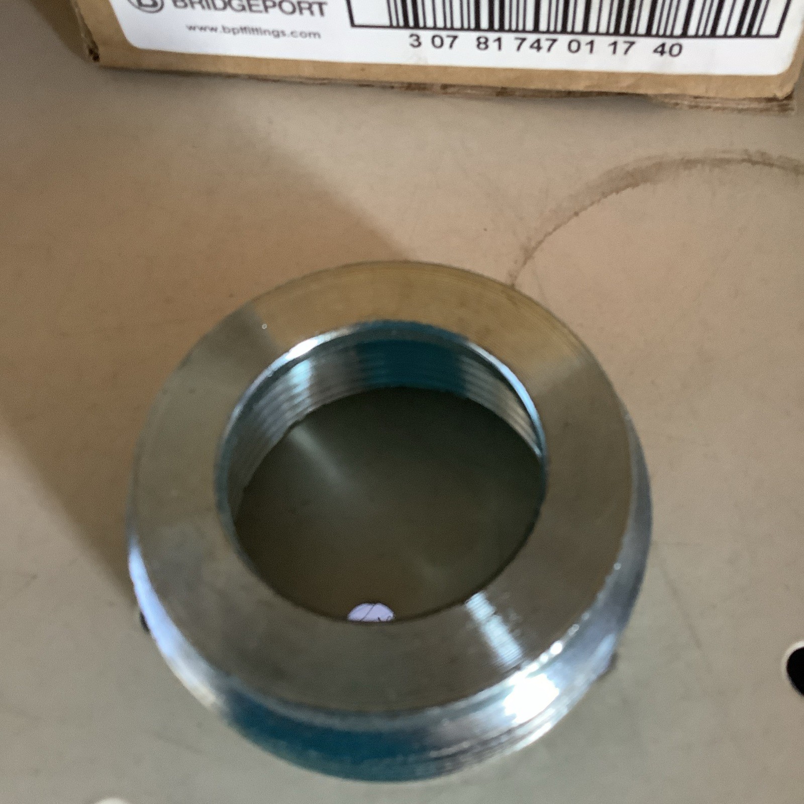 Bridgeport 1174 Reducing Bushing, steel, Size 2”-1 1/4 – Box of 8