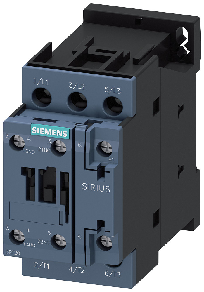 Siemens 3rt20251ak60 Contactor Ac-3 7.5kw 400v 1no 1nc Ac110v 50hz 120v 60hz