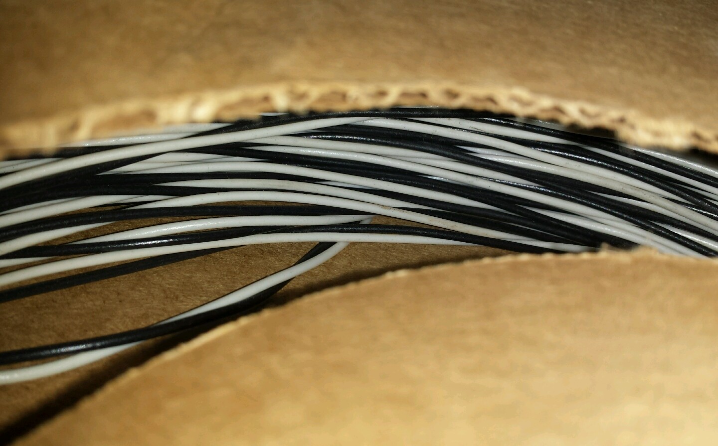 (1000′ FT) WD-15/U Black&White Twisted Telephone Cable Wire NSN 6145-00-284-1499