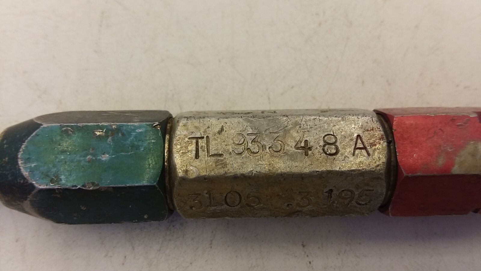 VAN KEUREN CO TL-93348A THREADED PLUG GAGE GO .3105 NOGO .3195