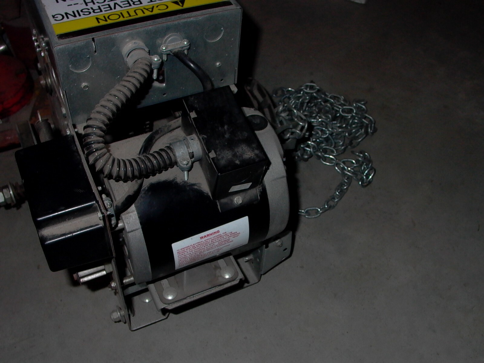 USED OVERHEAD COMMIECIAL DOOR OPNER 3PH 460V 1/2HP RG-523 EMAIL FOR PICK UP