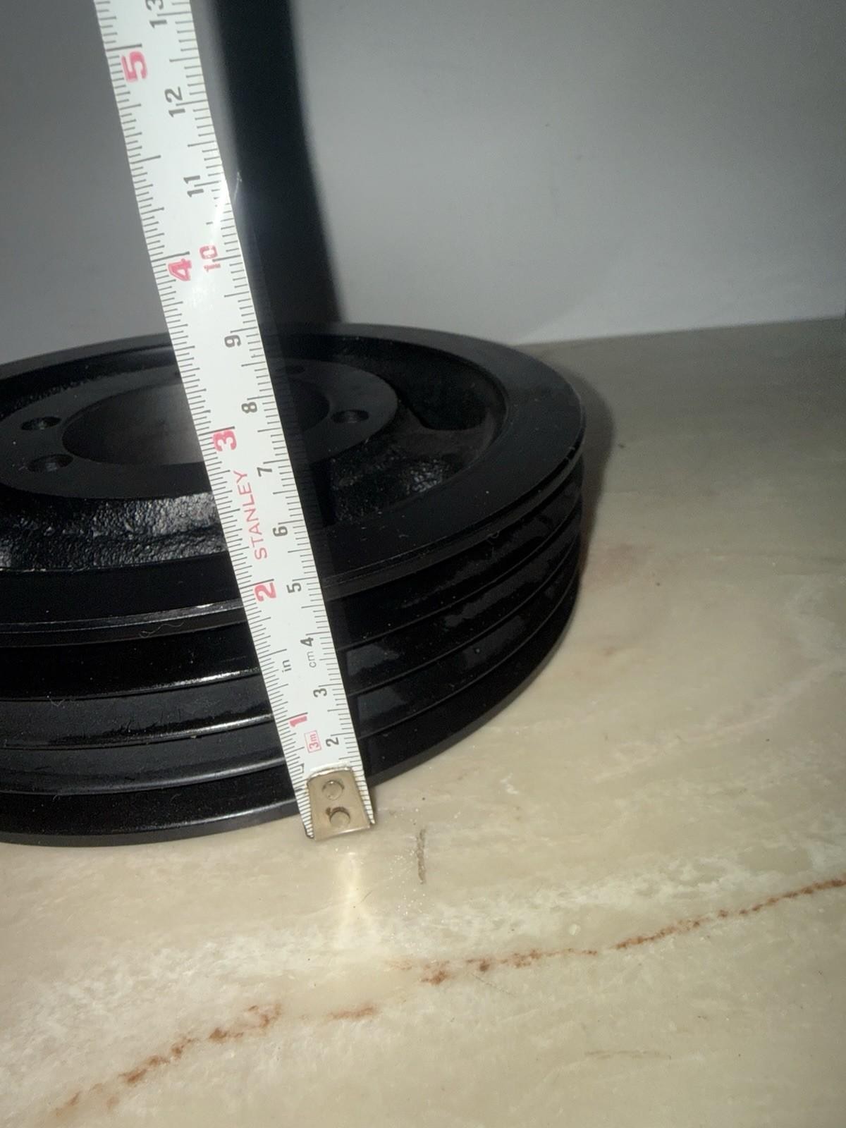 Maurey variable pitch 4 -groove cast iron sheave pulley, model 43V8.0SK