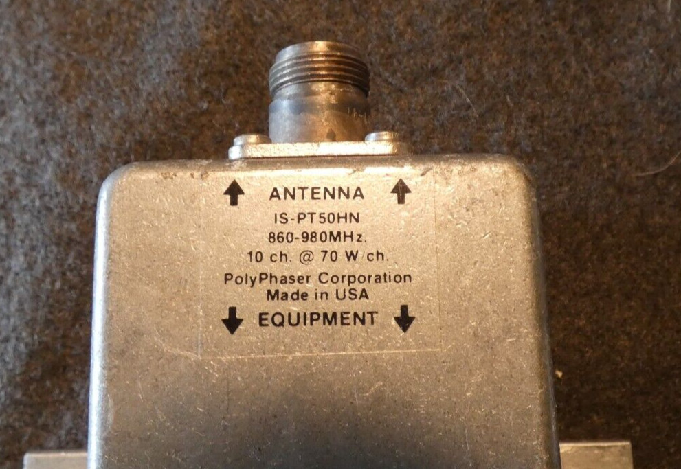 Used PolyPhaser IS-PT50HN 860 – 980 MHz