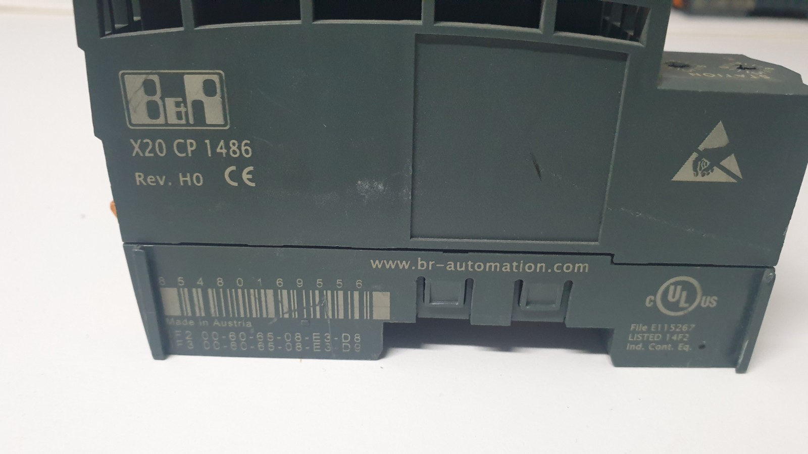 B&R X20 CP1486 PLC CPU Module with Swissbit CompactFlash Card