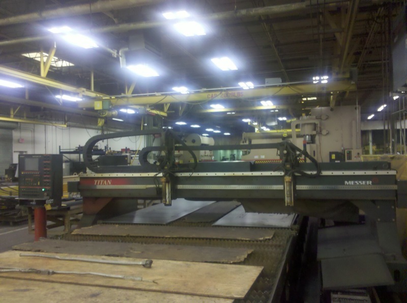 Messer Titan 10/8 10′ X 54′ Dual Head Plasma Cutting System / Flame Table