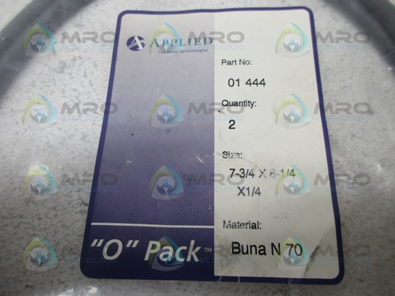 APPLIED 01444 PK OF 2 “O” PACK NSMP