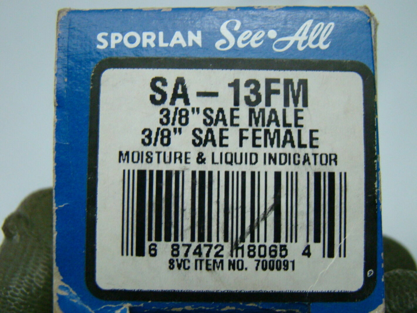 Sporlan 3/8″ Moisture & Liquid Indicator SA-13FM