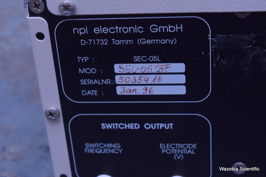 NPI SEC-05L BF SINGLE ELECTRODE VOLTAGE CURRENT CLAMP AMPLIFIER