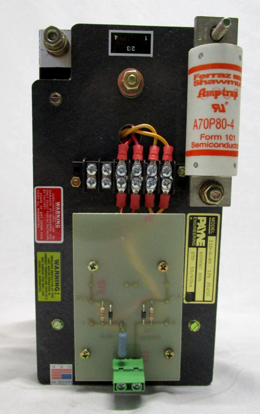 PAYNE ENGINEERING 11D-6-80 POWER CONTROLLER