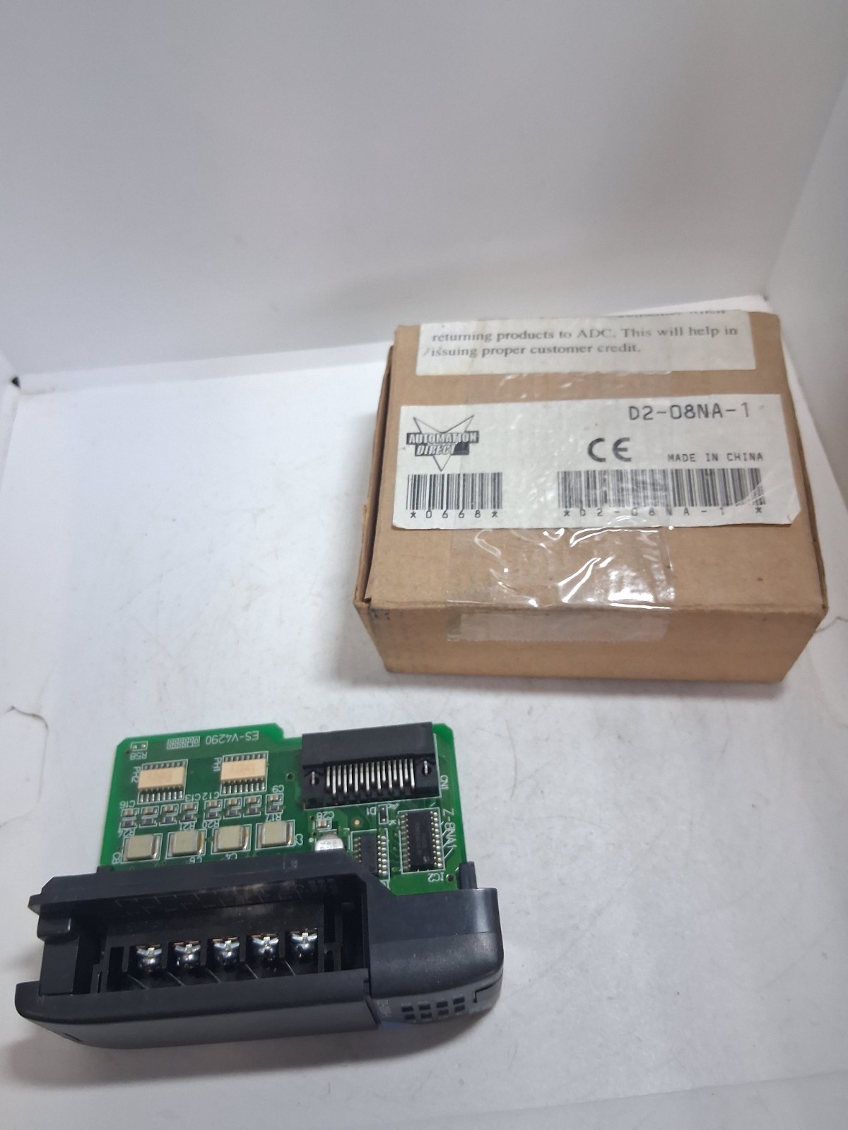 AUTOMATION DIRECT D2-O8NA-1 INPUT MODULE 1NO 110VAC NIB