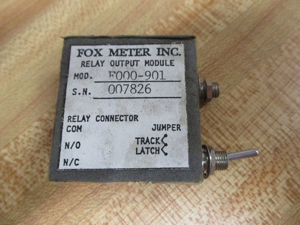 Fox Meter F000901 F000-901 Missing Clear Resistor