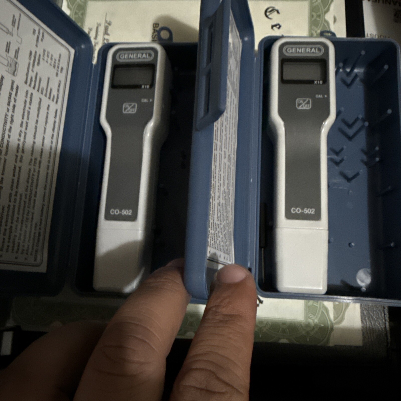 GENERAL CO502 Conductivity Meter,EC Range 10-9990uS/cm 9KH09