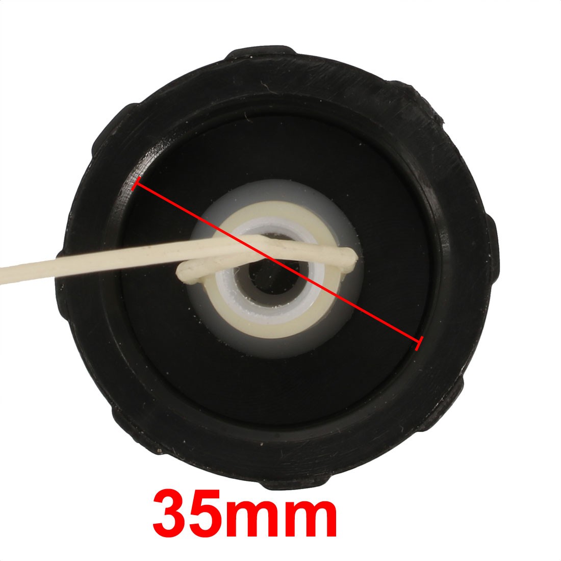 2Pcs 35mm Female Thread Replacement Fuel Oil Tank Cap