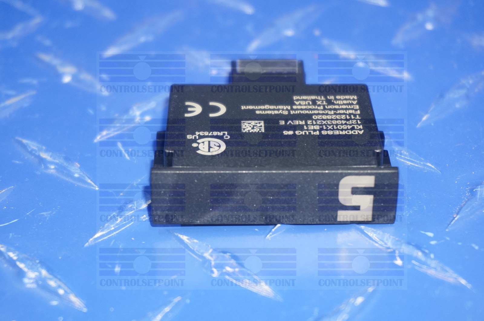 EMERSON DELTAV KL4501X1-BE1 ADDRESS PLUG #5 KL4501X1BE1 12P4983