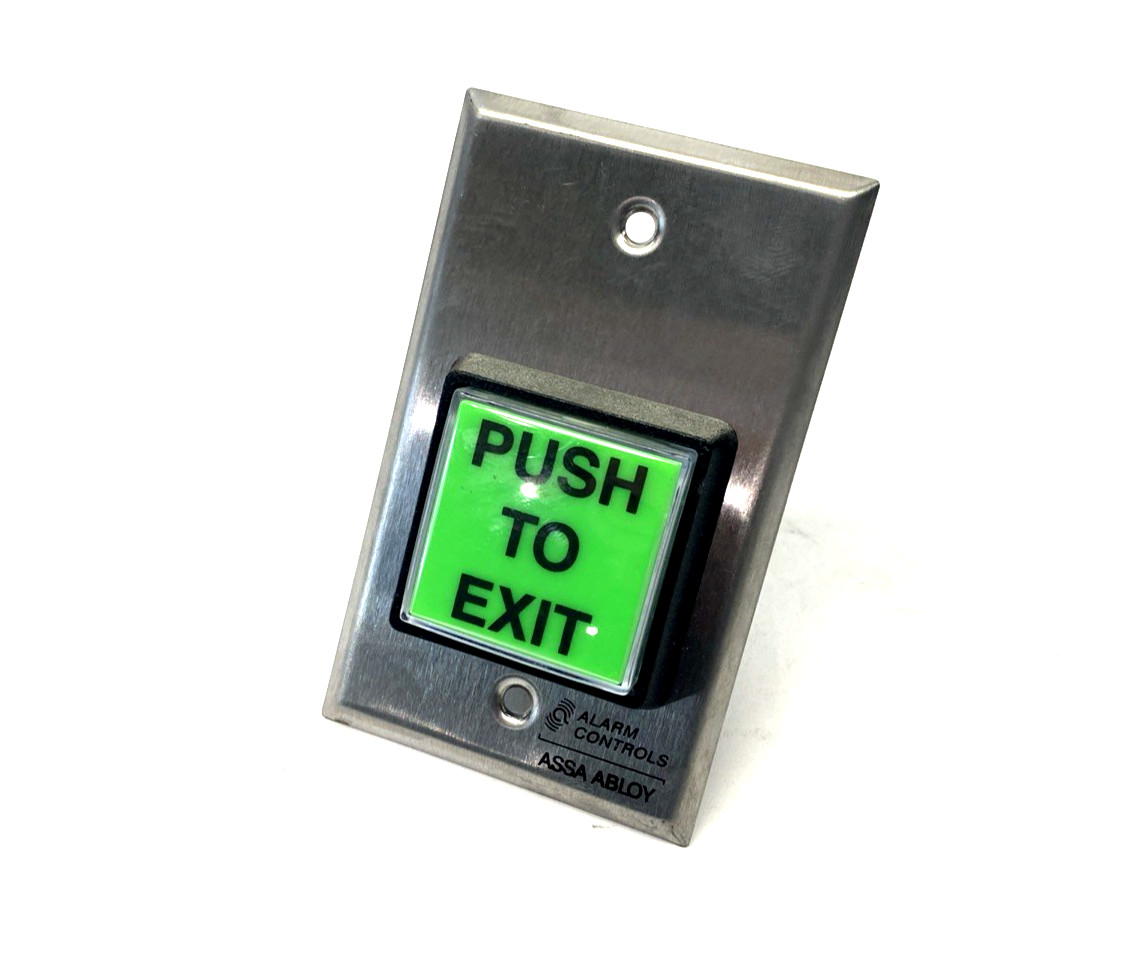 Assa Abloy TS-2T ALARM CONTROLS Push To Exit Button, Adjustable Electronic Timer
