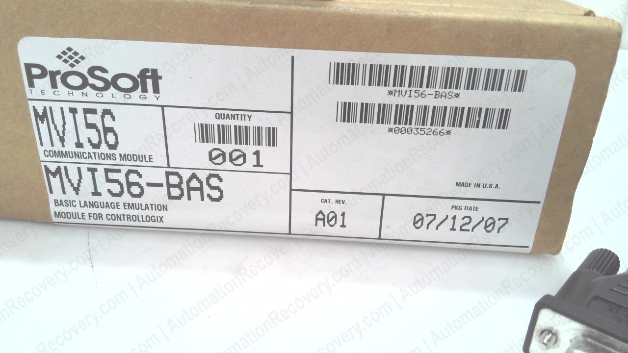 PROSOFT MVI56-BAS BASIC COMMUNICATION MODULE KIT, NEW #349672