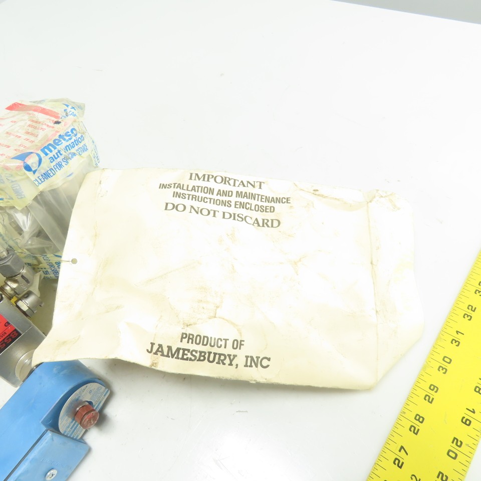 Jamesbury VRVL 100 SR4/5 B LT C-EZ001 1″ Actuator W/ 1″ Valve 7150O313600XTZ2