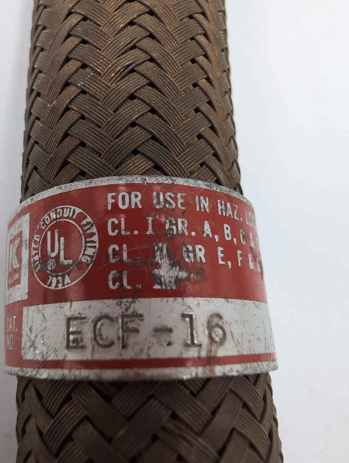 New Crouse Hinds ECF-16 Explosion Proof Flex Coupling 6″ w/ LBY15 Elbow