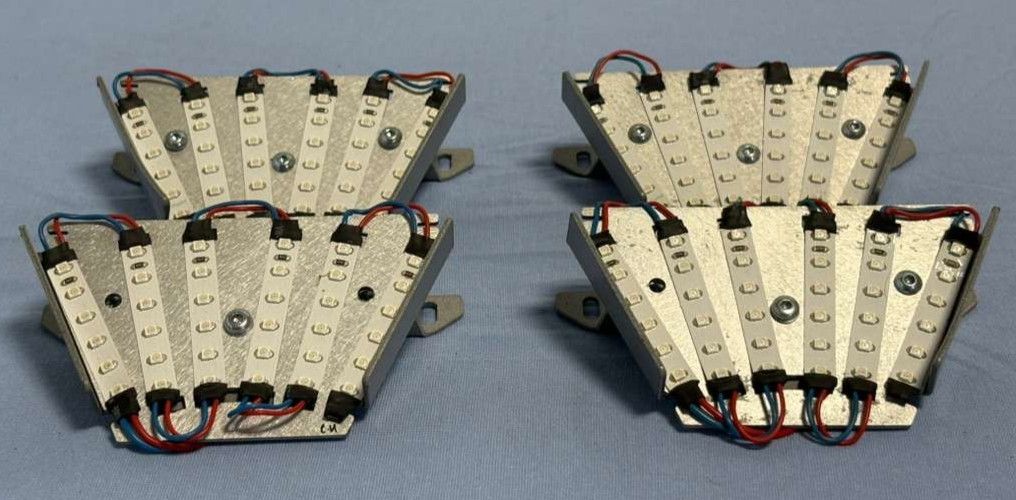 QTY 4 Baggage Scanner Detector Strips / Lead Curtains Part for Adani BV 5030