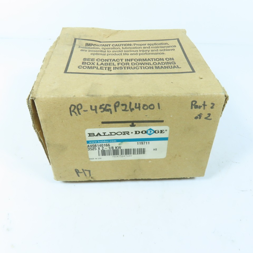 Dodge AV08140166 3525 X 2-1/8 KW Taper-Lock Bushing 2-1/8″ Bore
