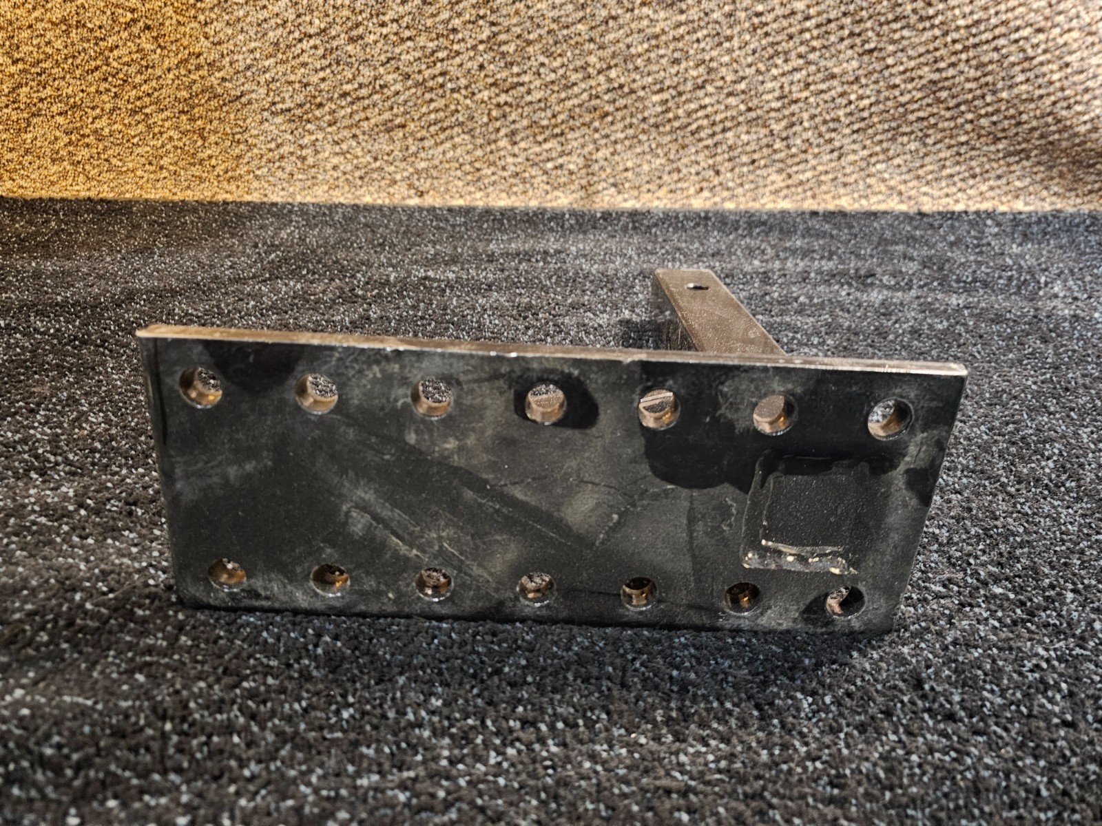 Buyers Products PM1012 6 Position Pintle Hook Mount With 14.5 Inch Shank Black