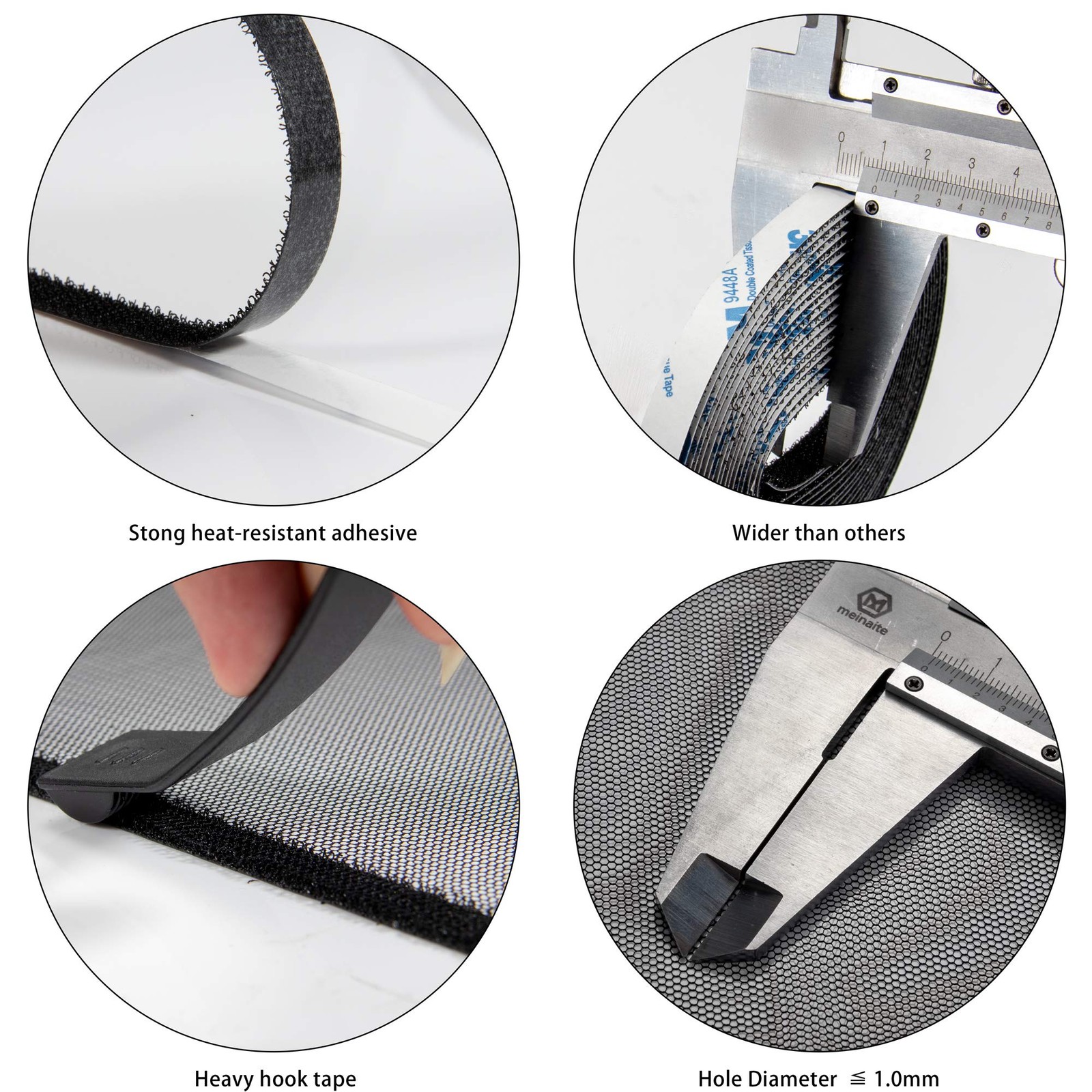 Flyzzz DIY Self-Adhesive Window Screen 39.37”x59.02” X 1 pack, Black
