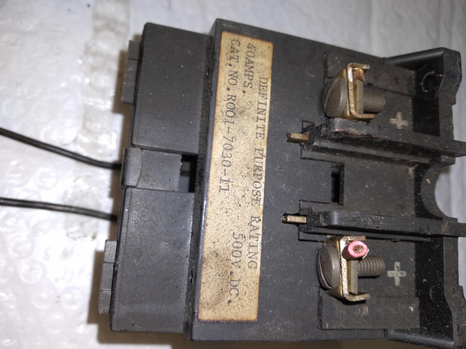 RELIANCE ELECTRIC 78090-50R 50/60HZ R001-7030-11 500VDC