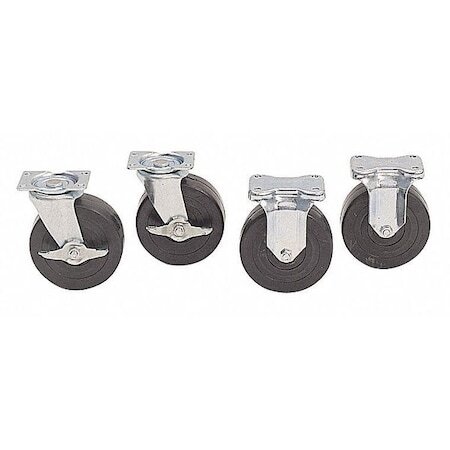 Kennedy 80837 Casters,5″ X 2″ Roller Bearing,Pk4