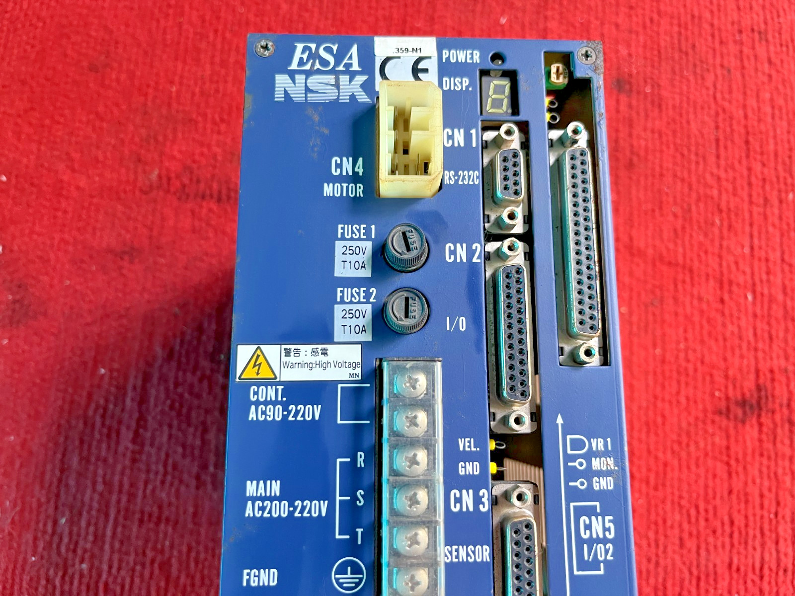P:TRUM3 NSK ESA-Y2020T25 SERVO DRIVE 2.5A, AC 180-242V, 50-60HZ