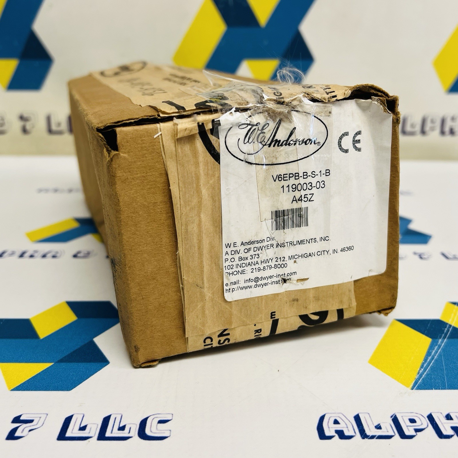 W.E. Anderson V6EPB-B-S-1-B Flow Switch 119003-03